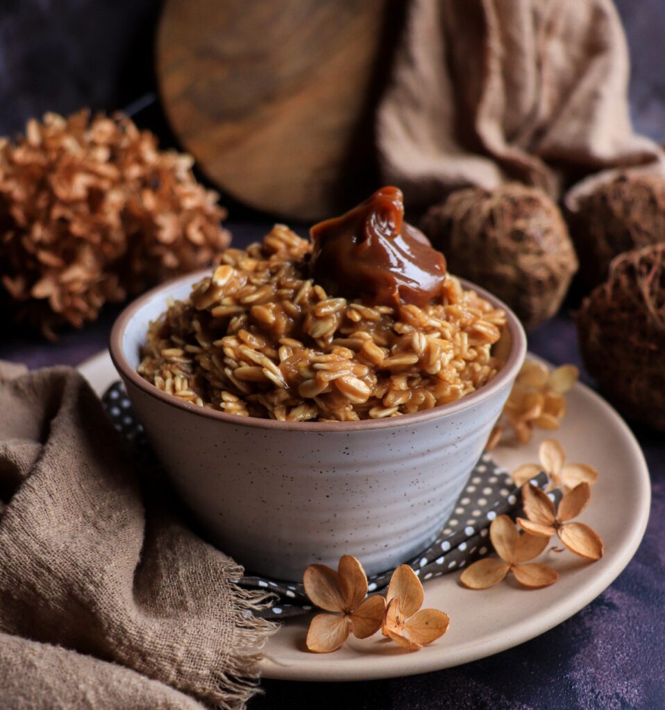 Creamy Dulce de Leche Oatmeal