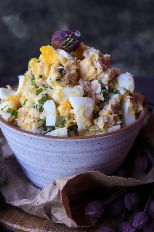 Egg Salad with Sardines