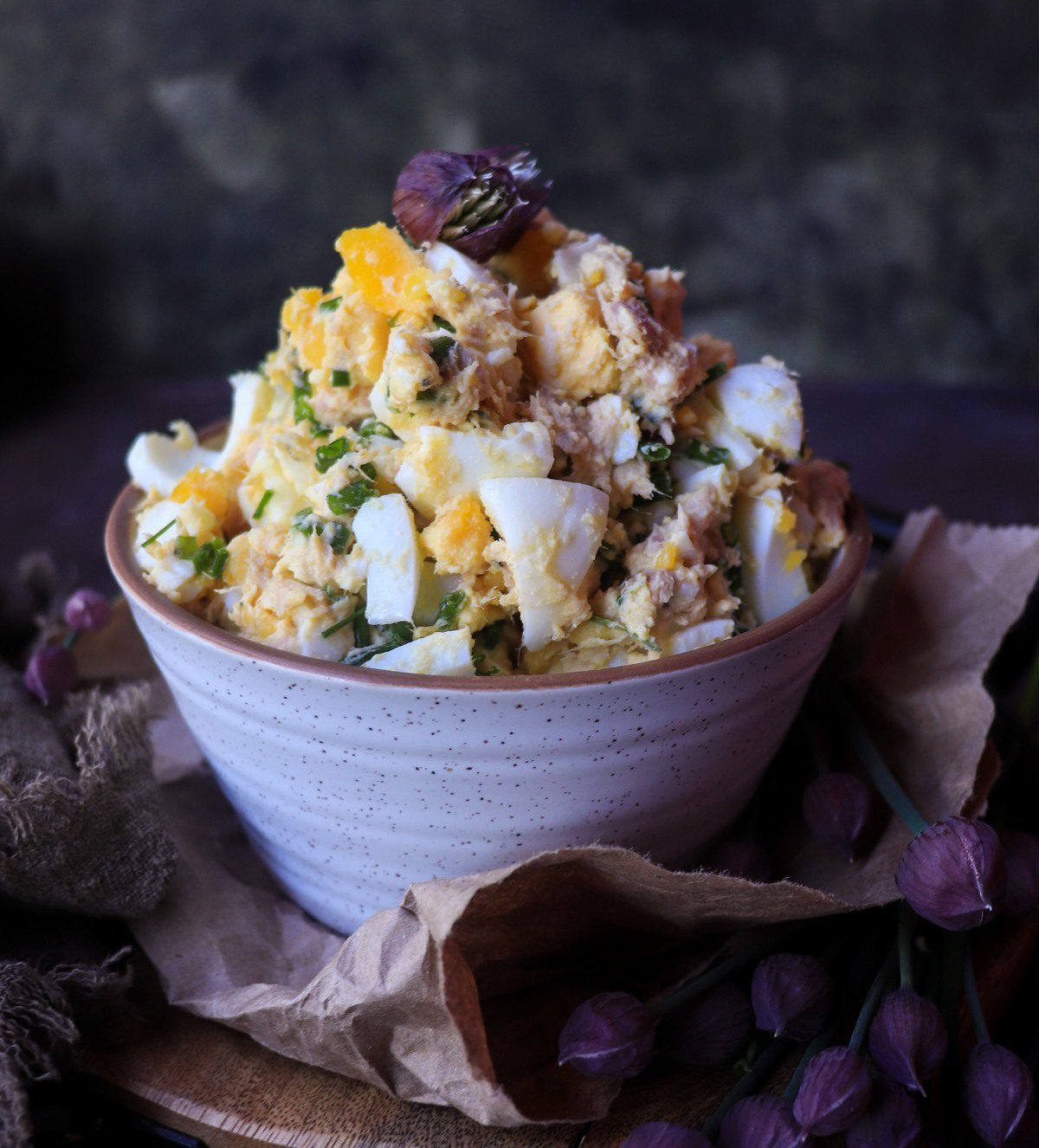 Egg Salad with Sardines