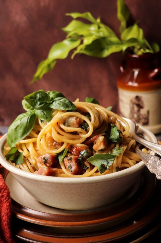 Pancetta Pecorino Pasta (Pasta all’Abruzzese)