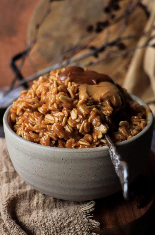 Peanut Butter Dulce de Leche Oatmeal