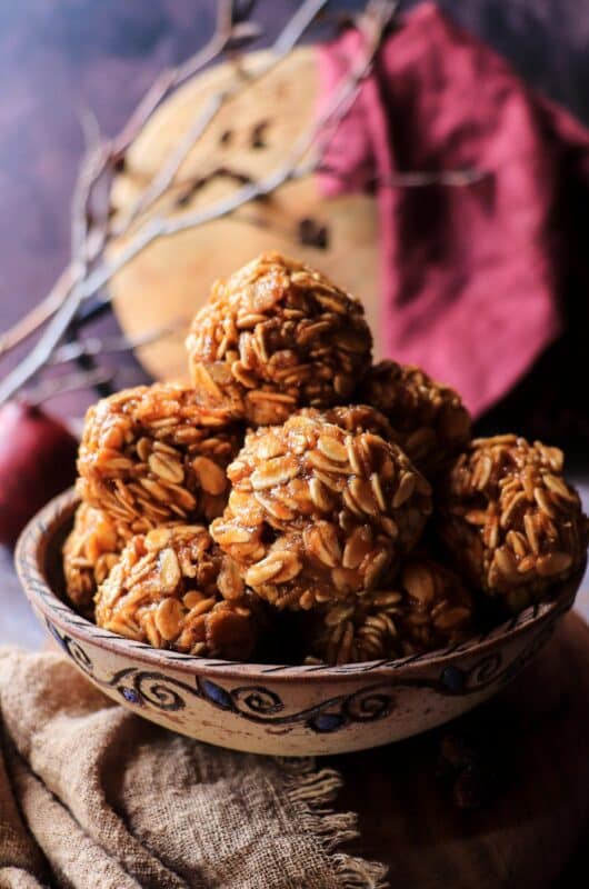 Peanut Butter Dulce de Leche Oatmeal Balls