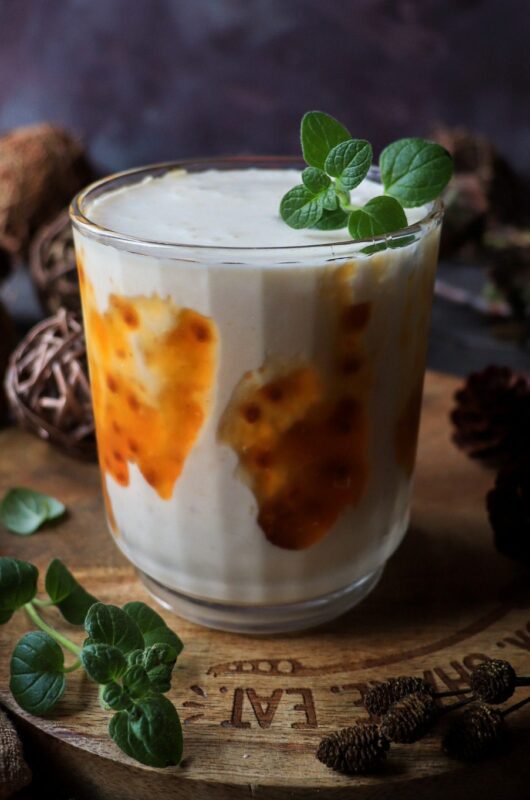 Boozy Cloudberry Jam Milkshake