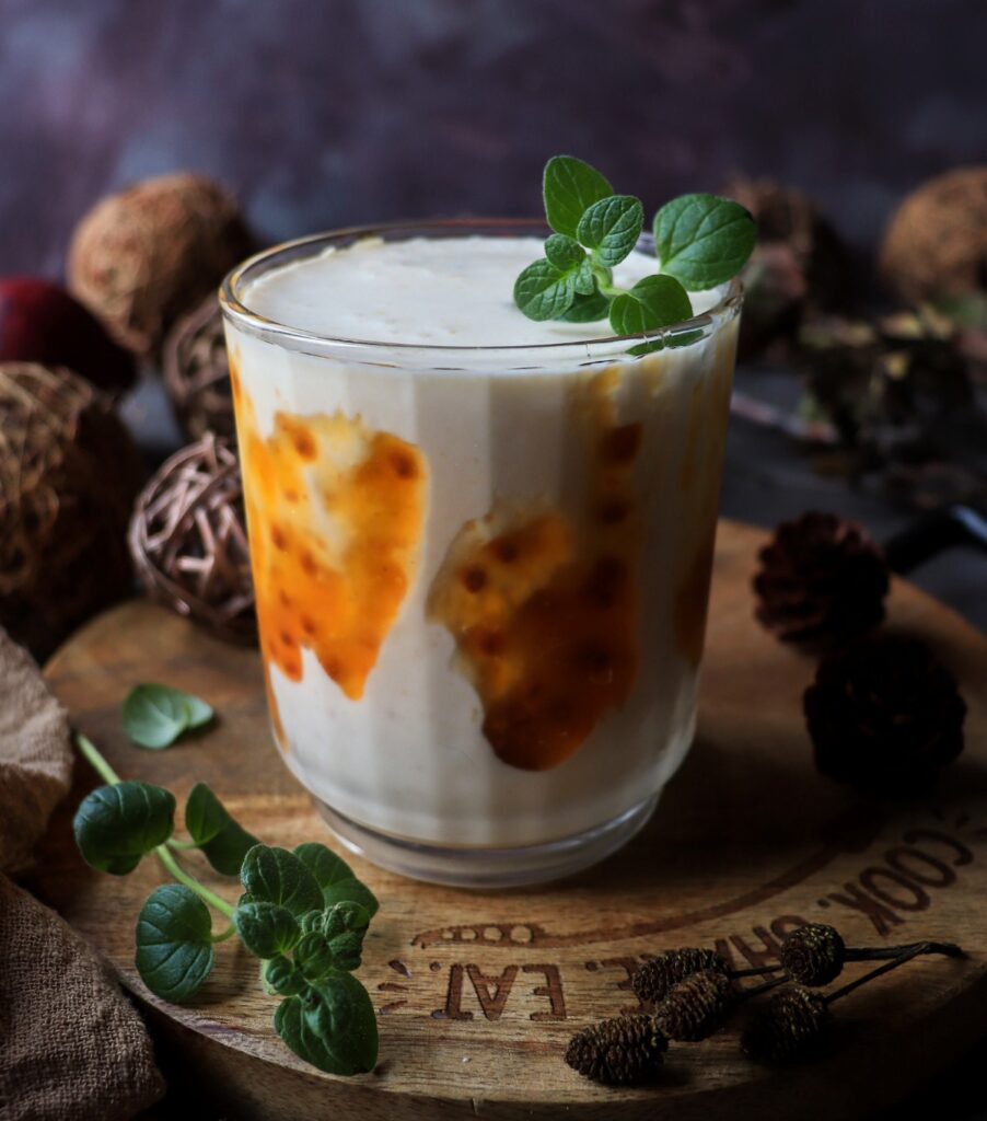 Boozy Cloudberry Jam Milkshake