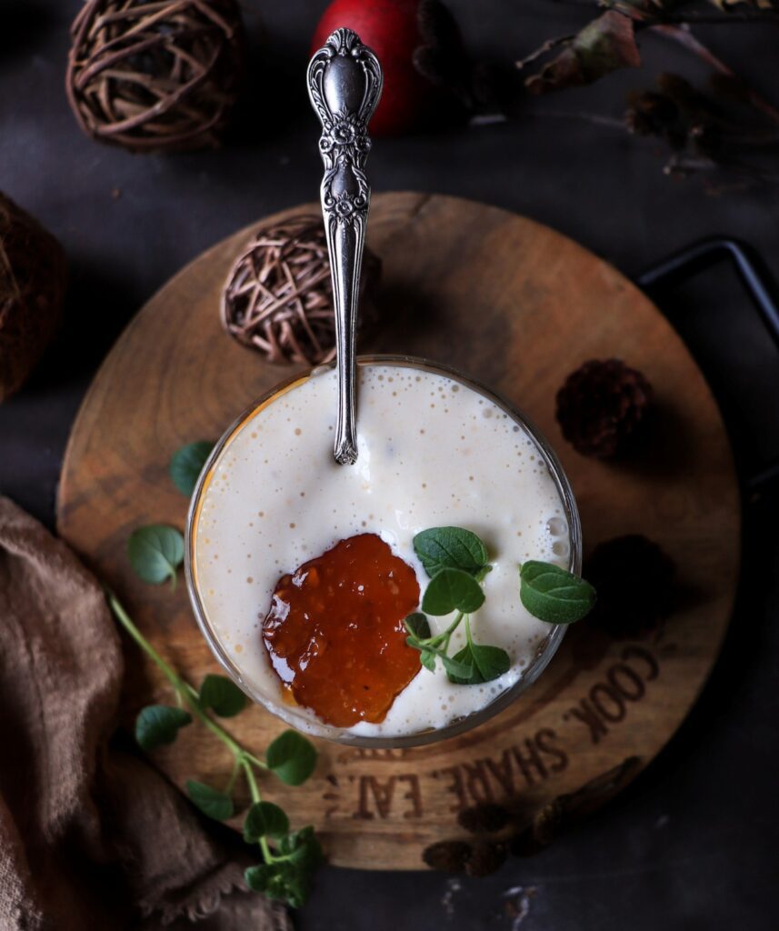Boozy Cloudberry Jam Milkshake