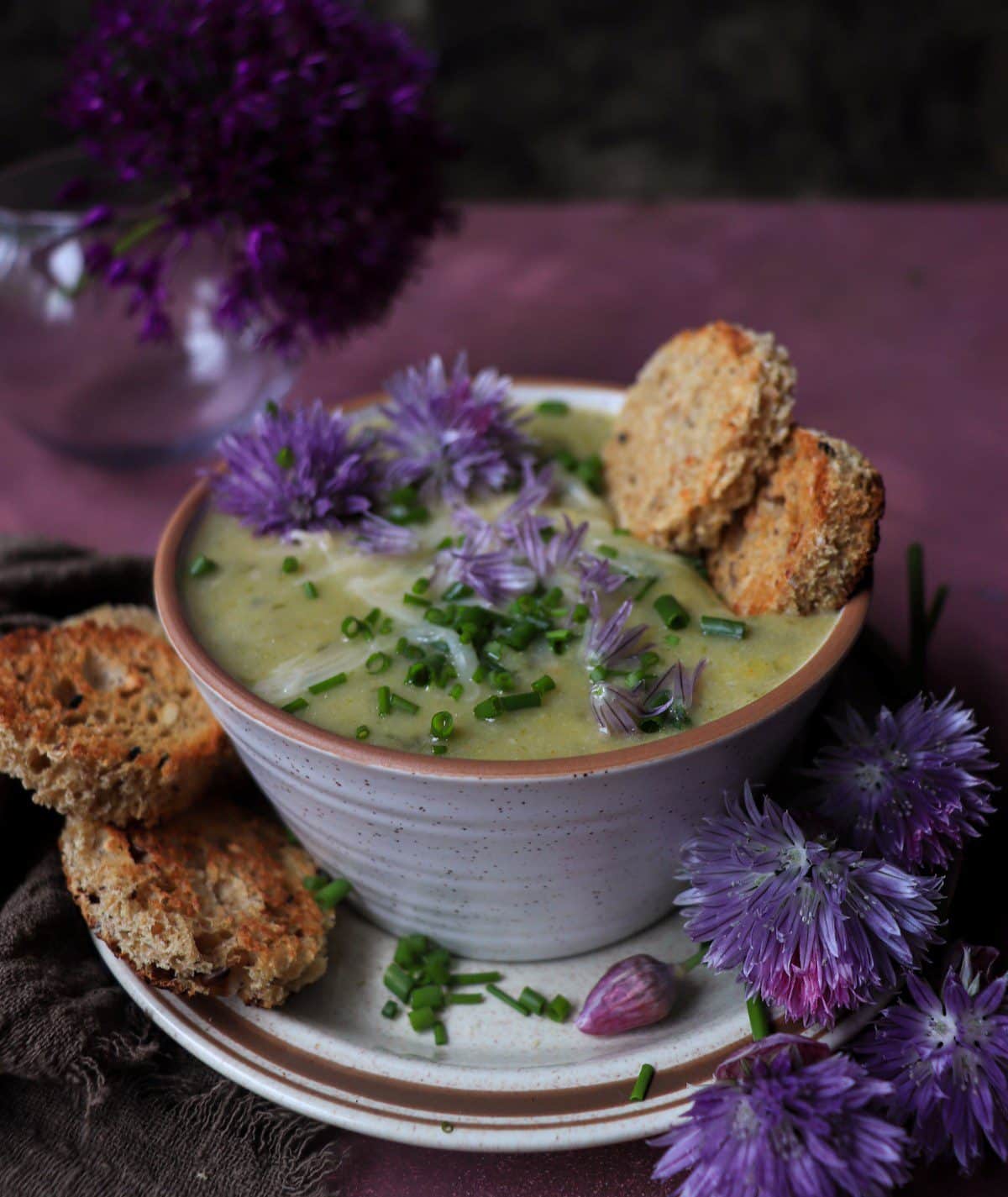 Creamy Chive Cheese Soup