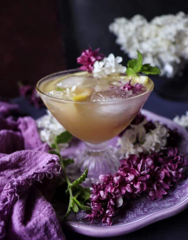 Midnight Cocktails Lilac Shimmer
