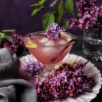 Lilac Honey Vanilla Cocktail