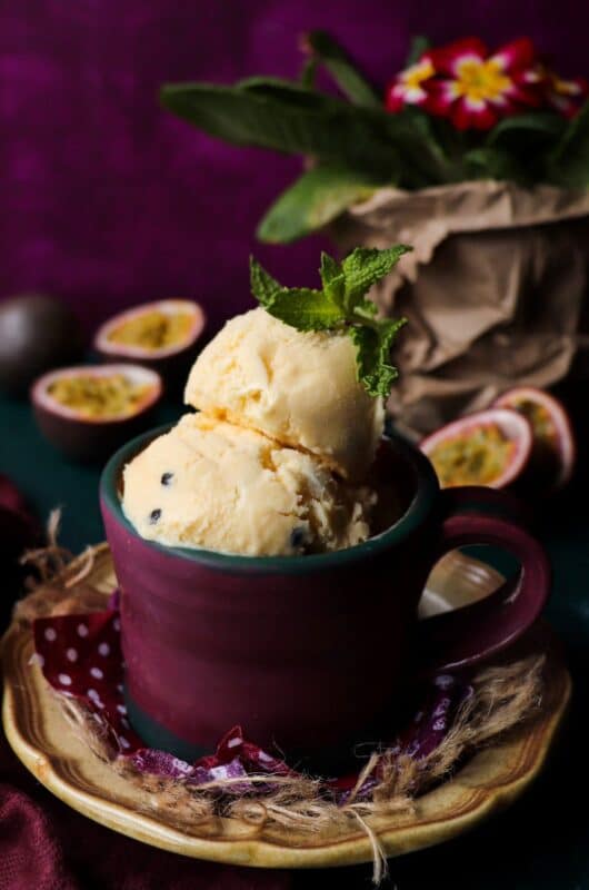 Passion Fruit Ice Cream