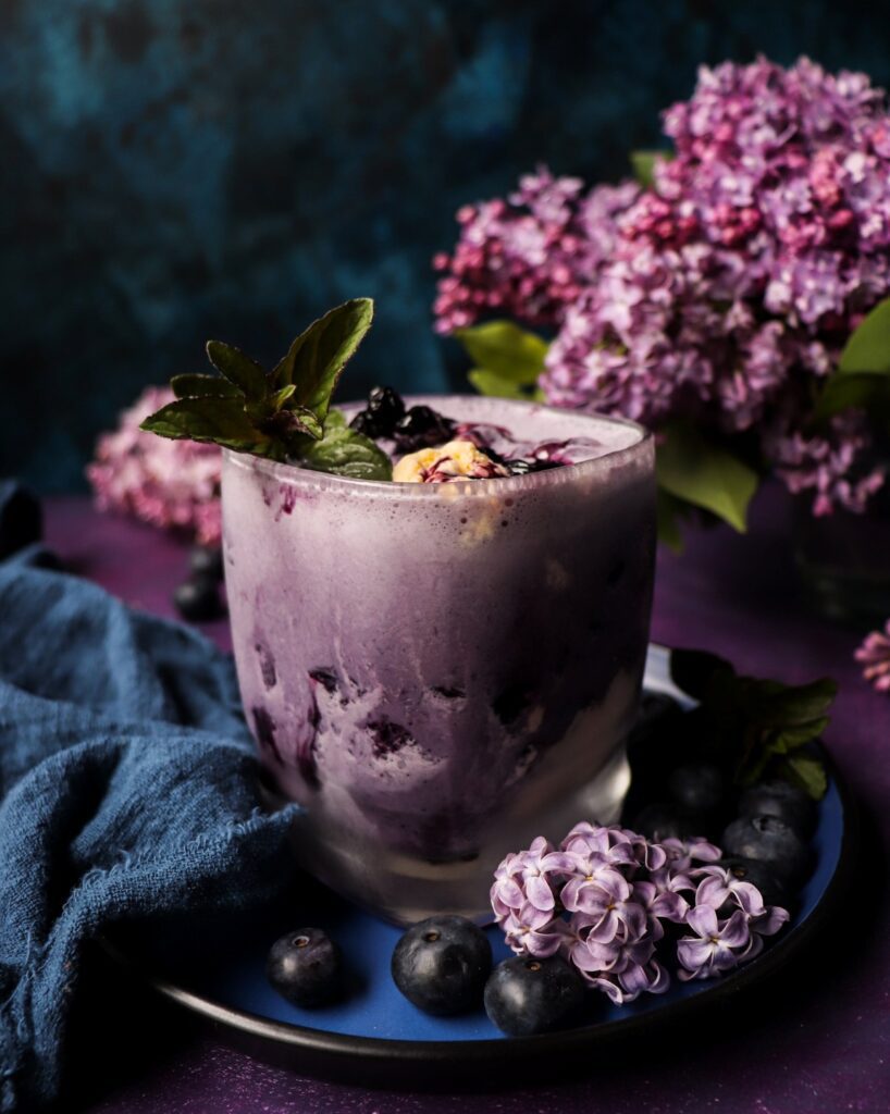 Boozy Blueberry Milkshake recipe