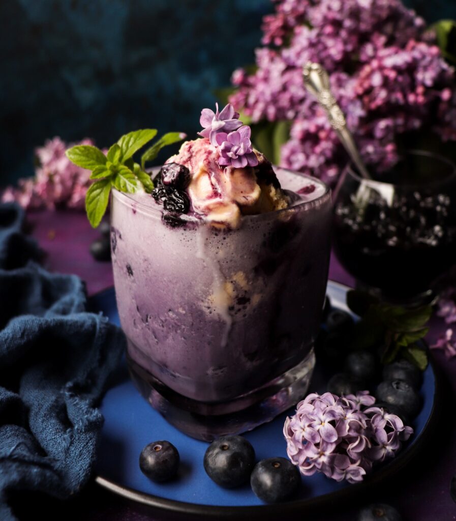 Boozy Blueberry Milkshake recipe