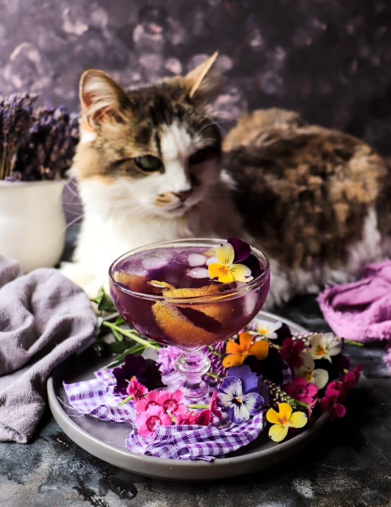 Crème de Violette Martini