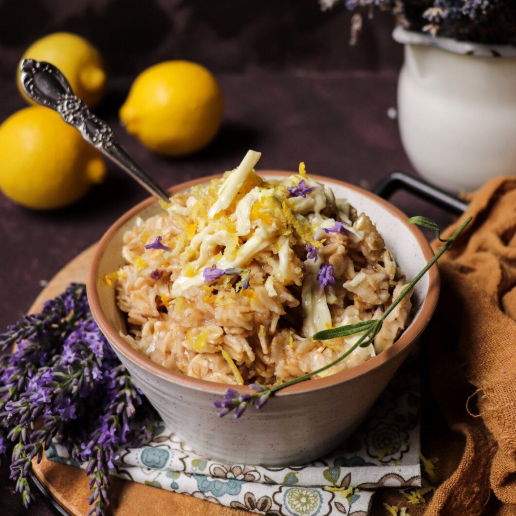 Lavender Lemon Oatmeal