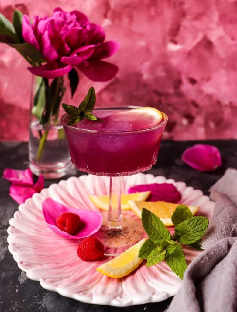 Rose Limoncello Gin Cocktail