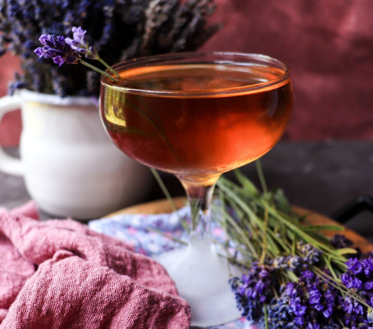 Apricot Lavender Cocktail