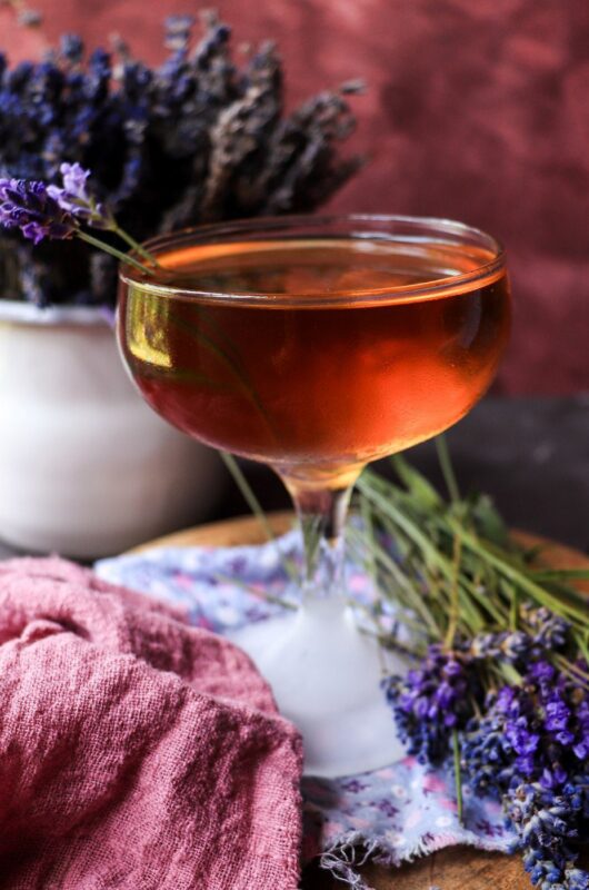 Apricot Lavender Cocktail