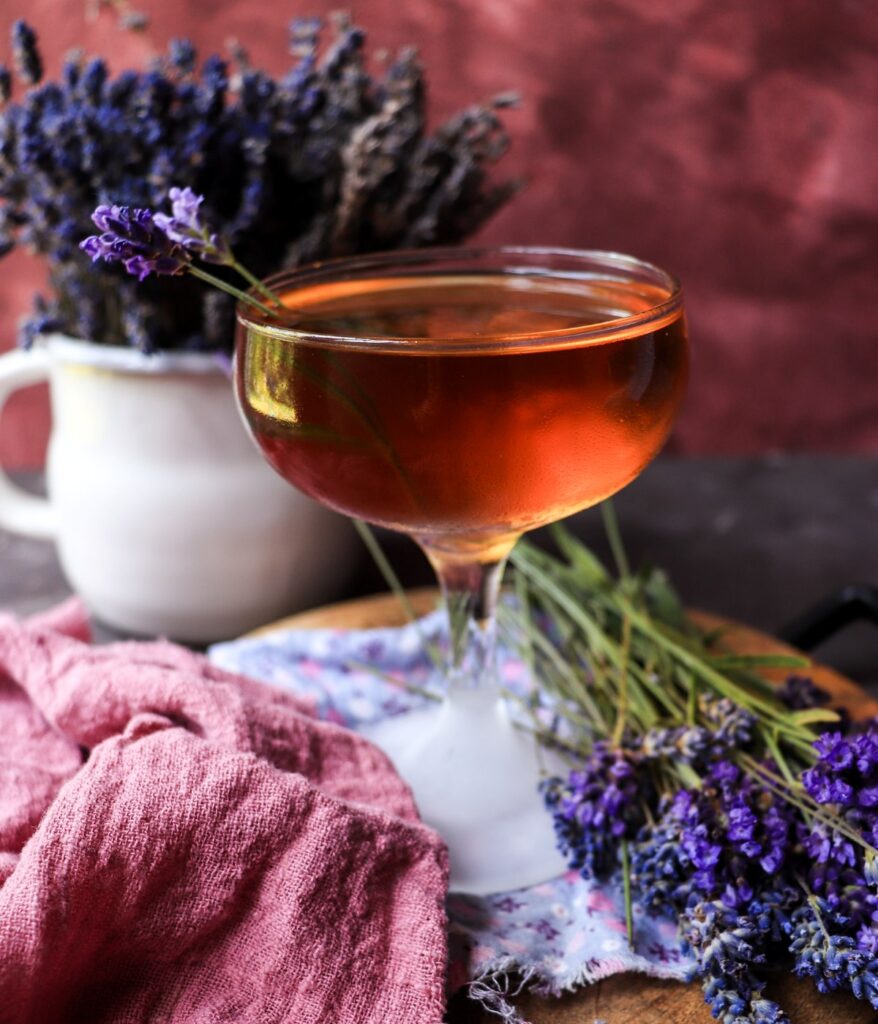 Apricot Lavender Cocktail
