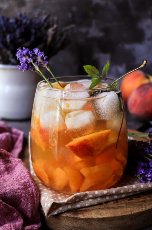 Apricot Lavender Sangria