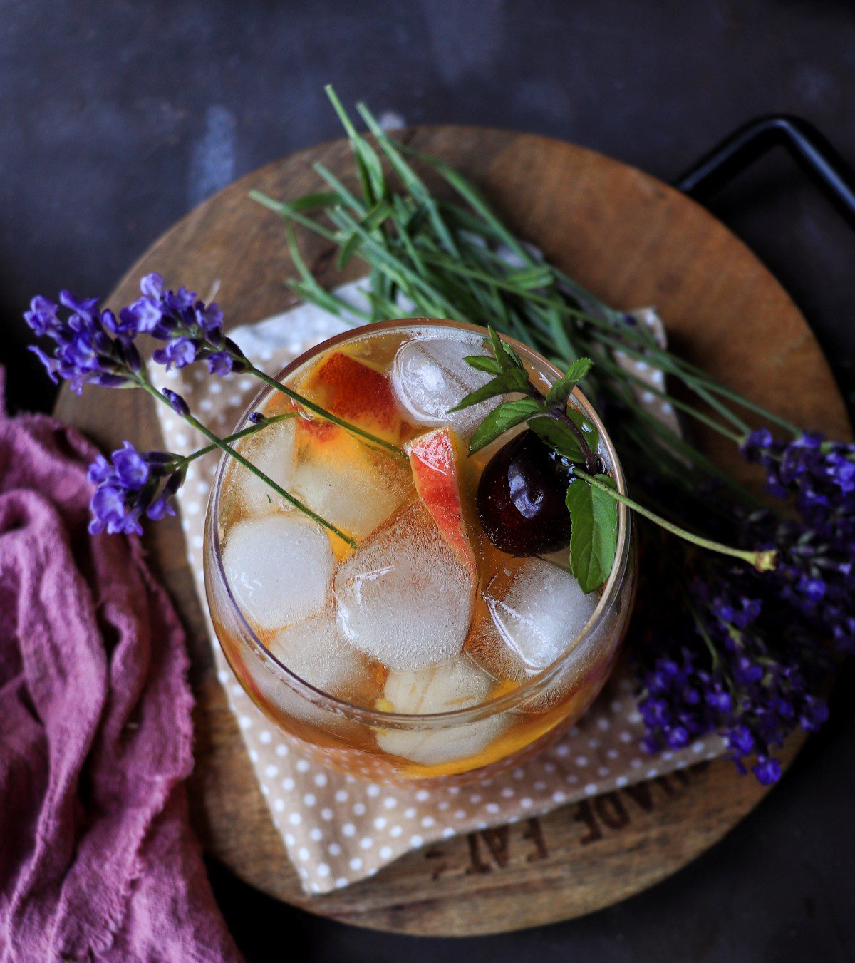 Apricot Lavender Sangria Recipe