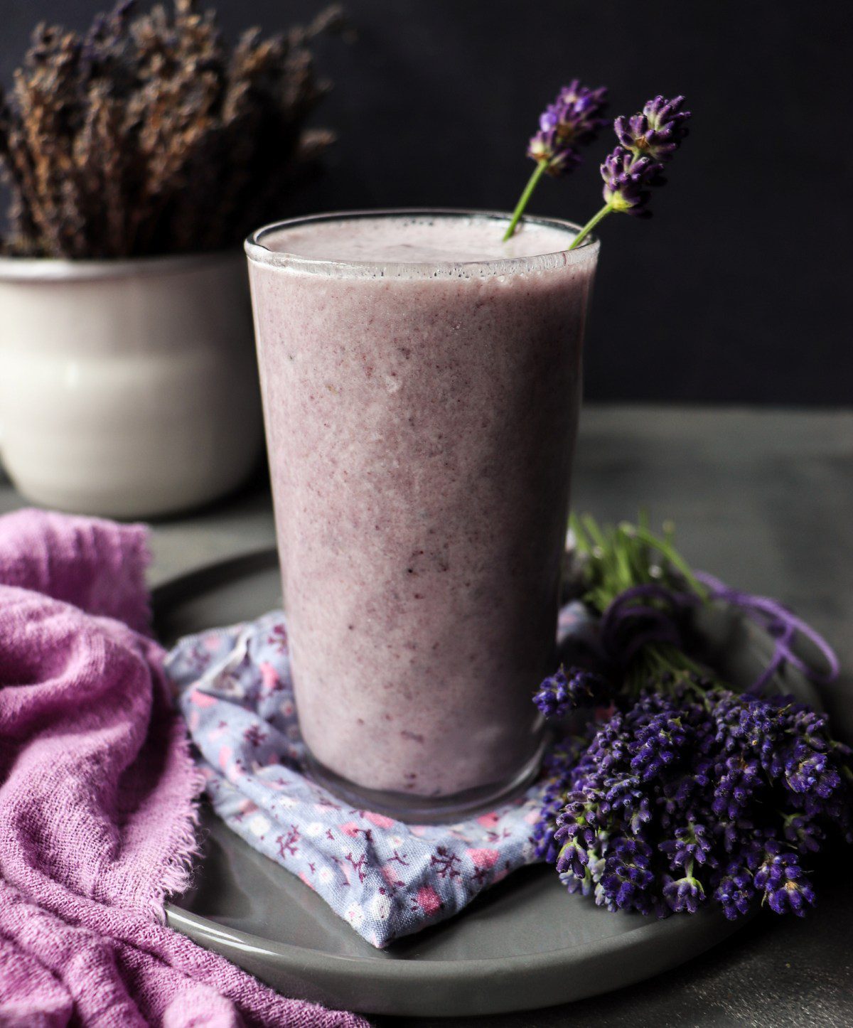 Boozy Lavender Gin Milkshake