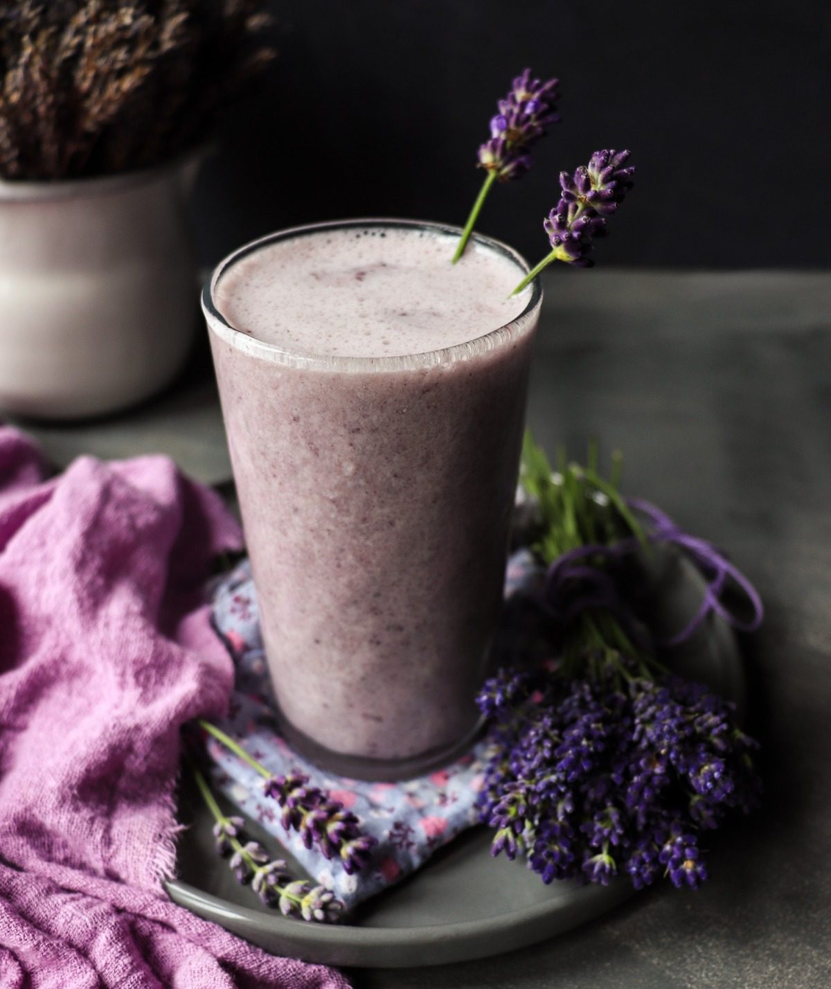 Boozy Lavender Gin Milkshake