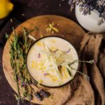 Lemon Lavender Milkshake with Limoncello