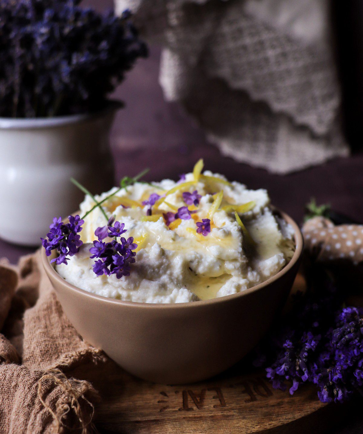 Honey Lavender Ricotta Spread