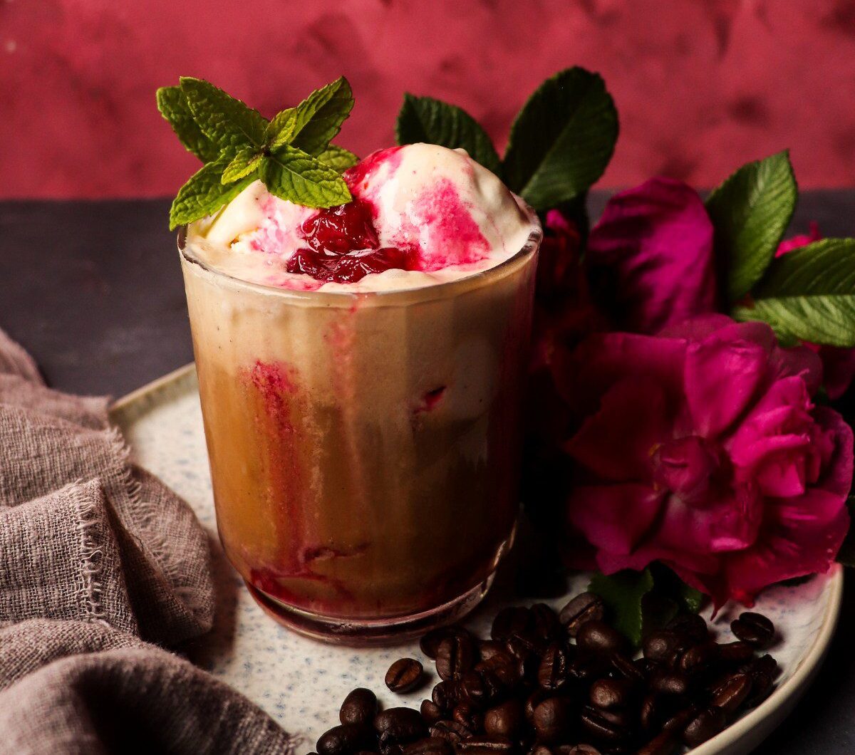 Rose Iced Coffee
