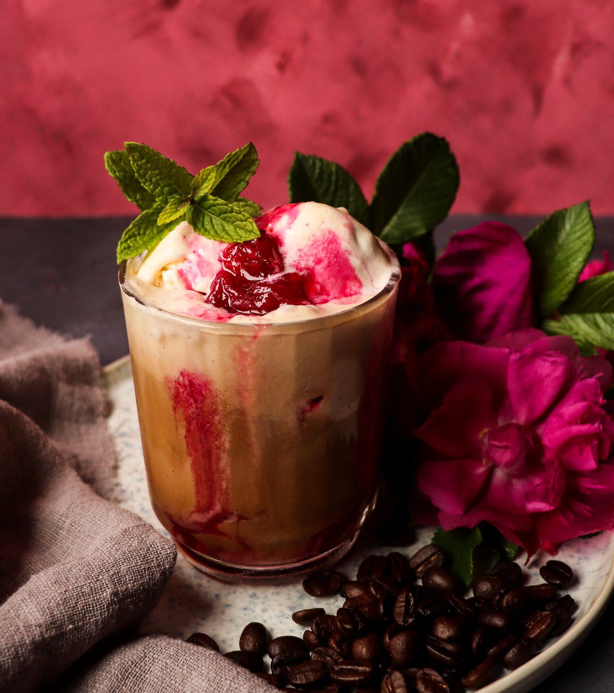 Rose Iced Coffee