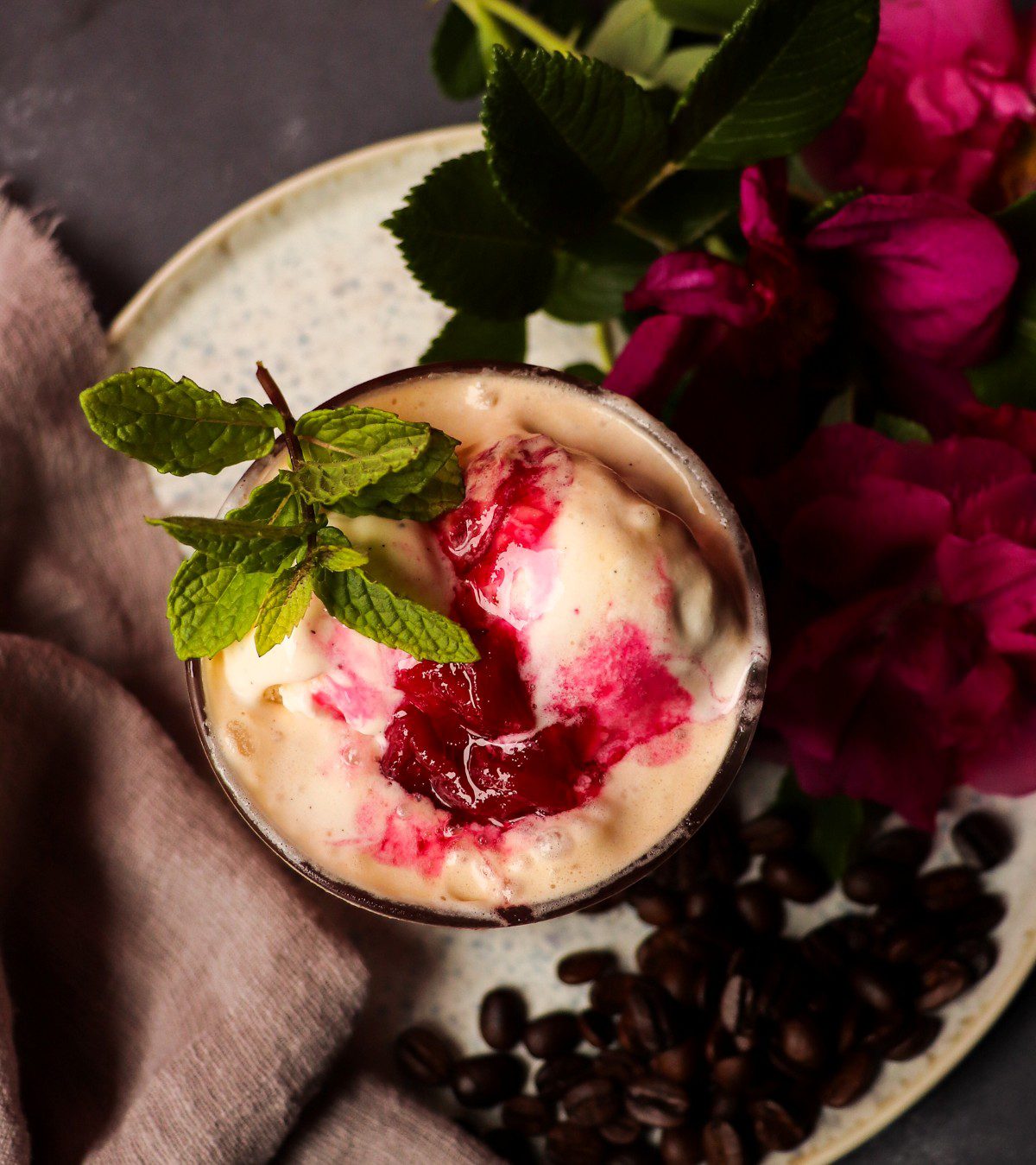 Rose Iced Coffee