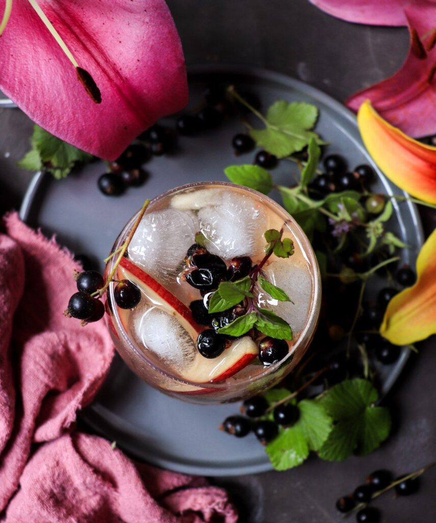 Blackcurrant White Wine Sangria