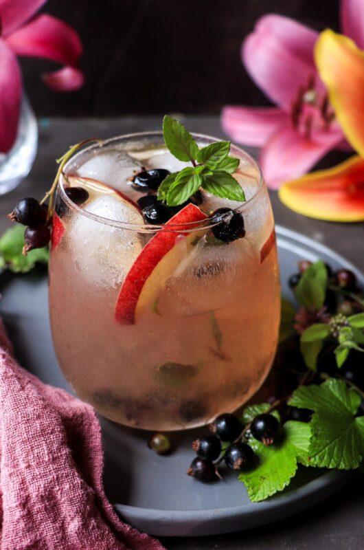 Blackcurrant White Wine Sangria