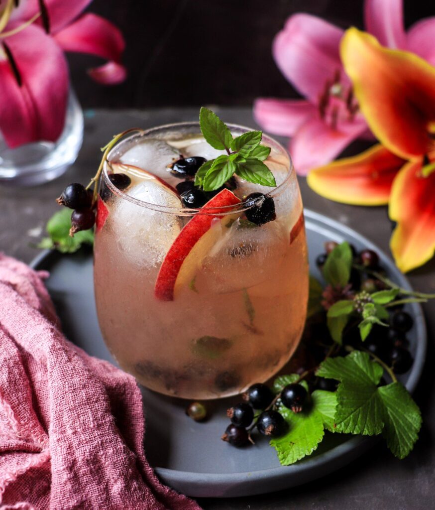 Blackcurrant White Wine Sangria