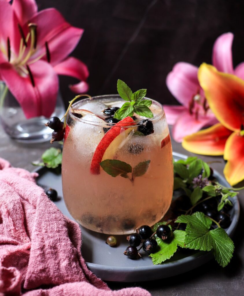 Blackcurrant White Wine Sangria