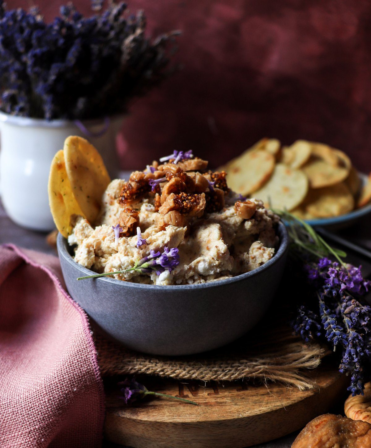 Fig Lavender Goat Cheese Spread