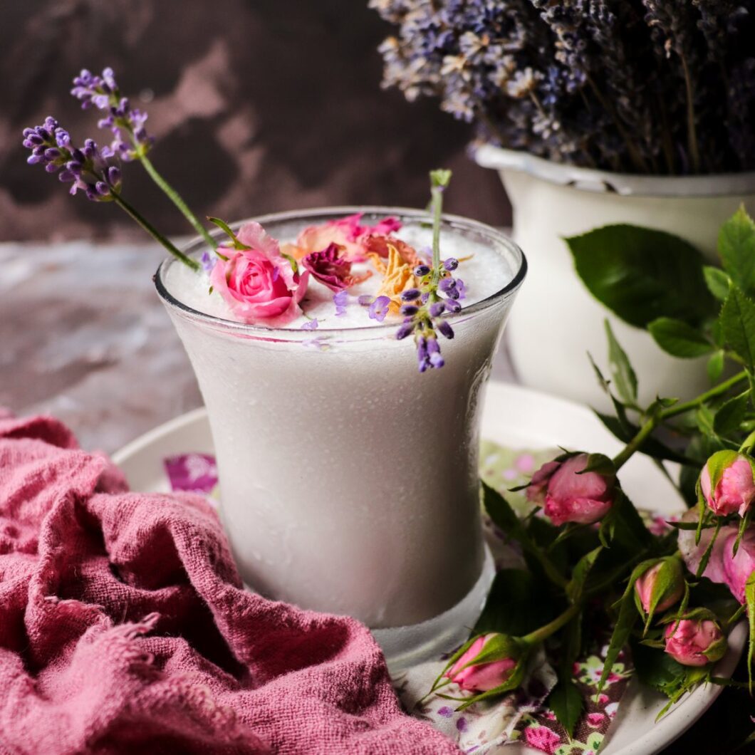 Lavender Rose Milkshake