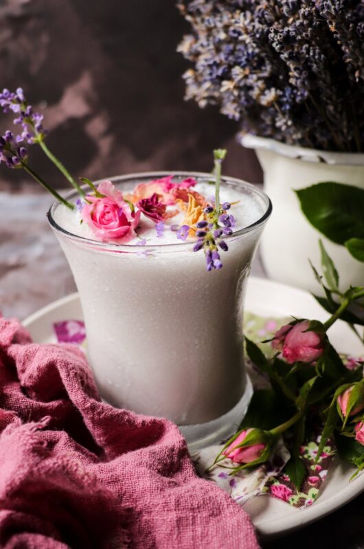 Lavender Rose Milkshake