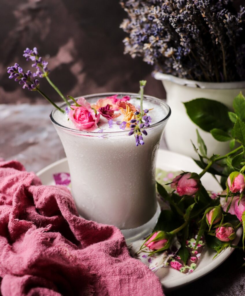 Lavender Rose Milkshake