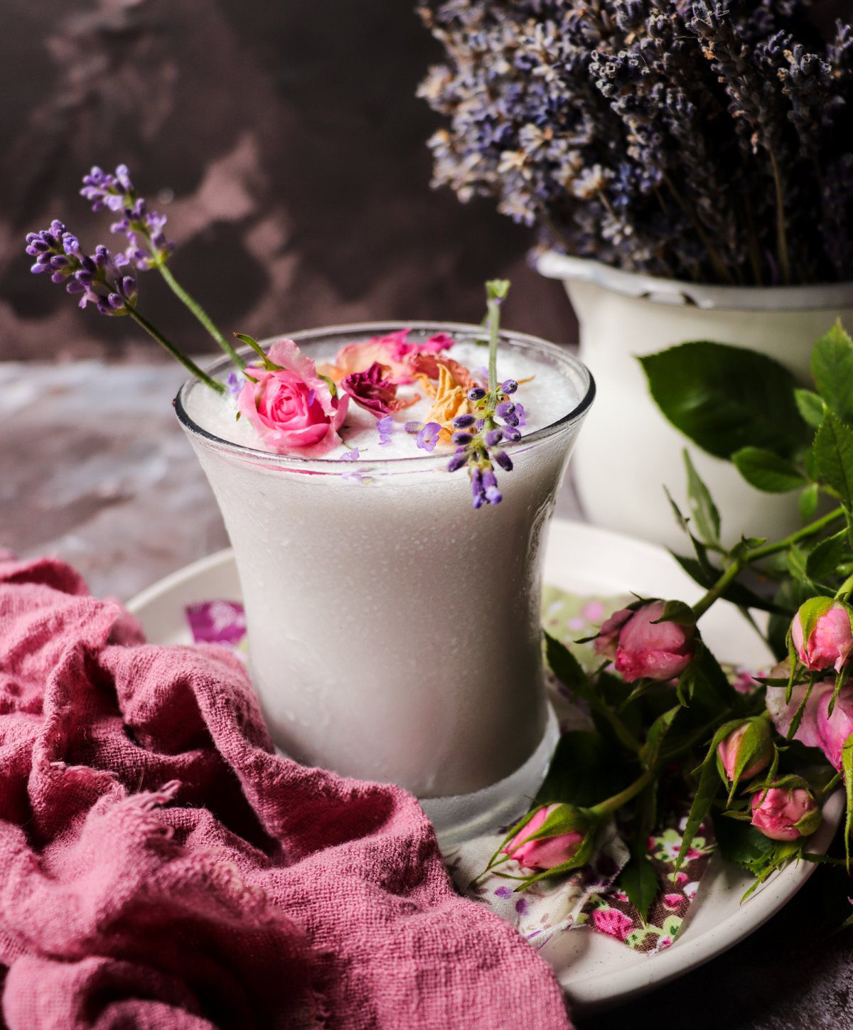 Lavender Rose Milkshake Recipe