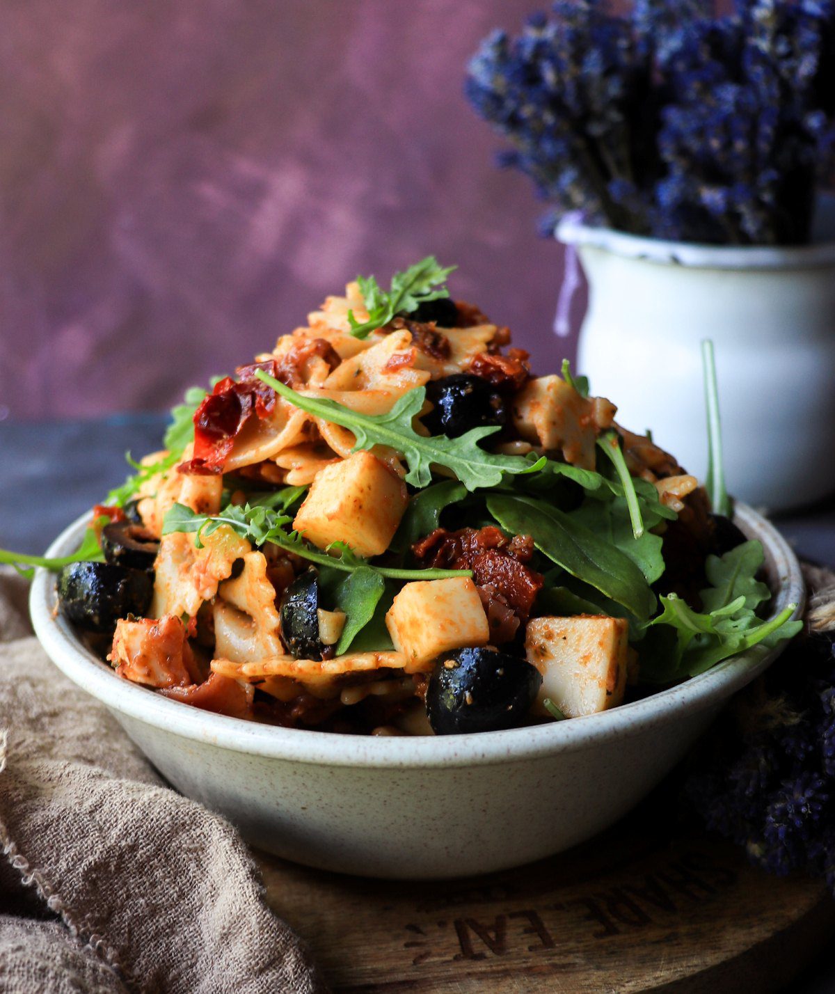 Red Pesto Pasta Salad