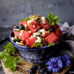 Watermelon Blueberry Feta Salad