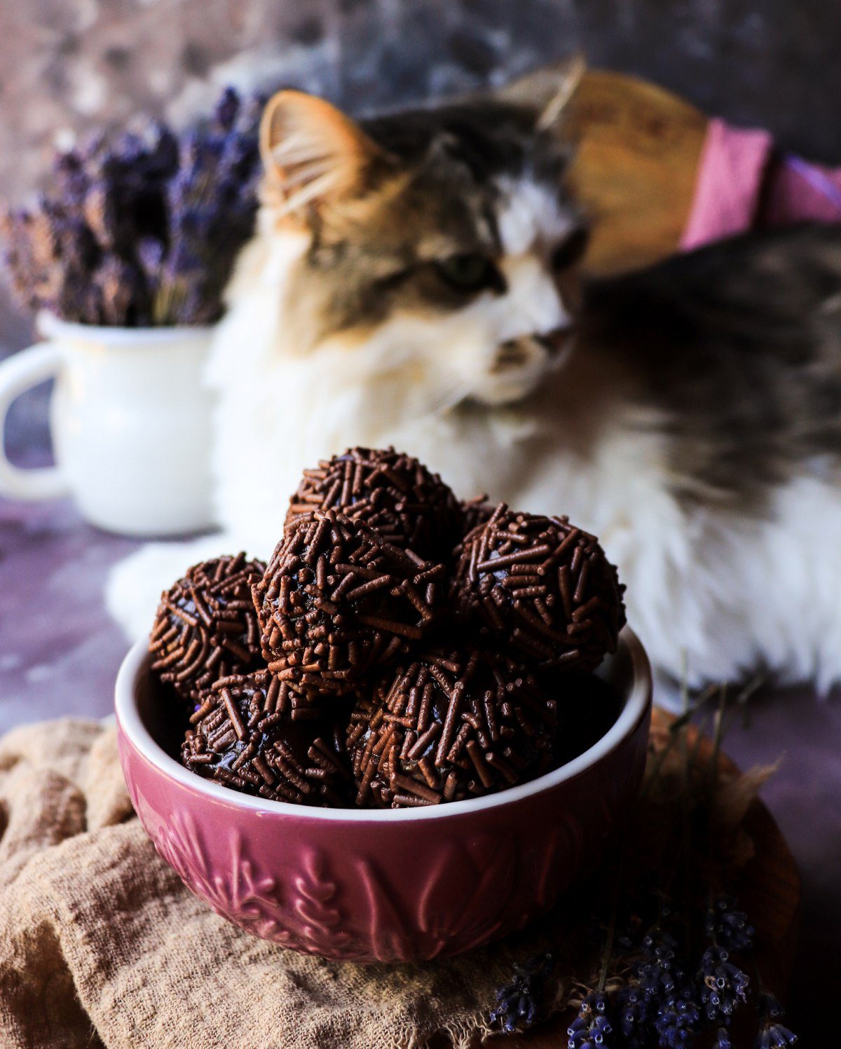 Brazilian Brigadeiro with Lavender