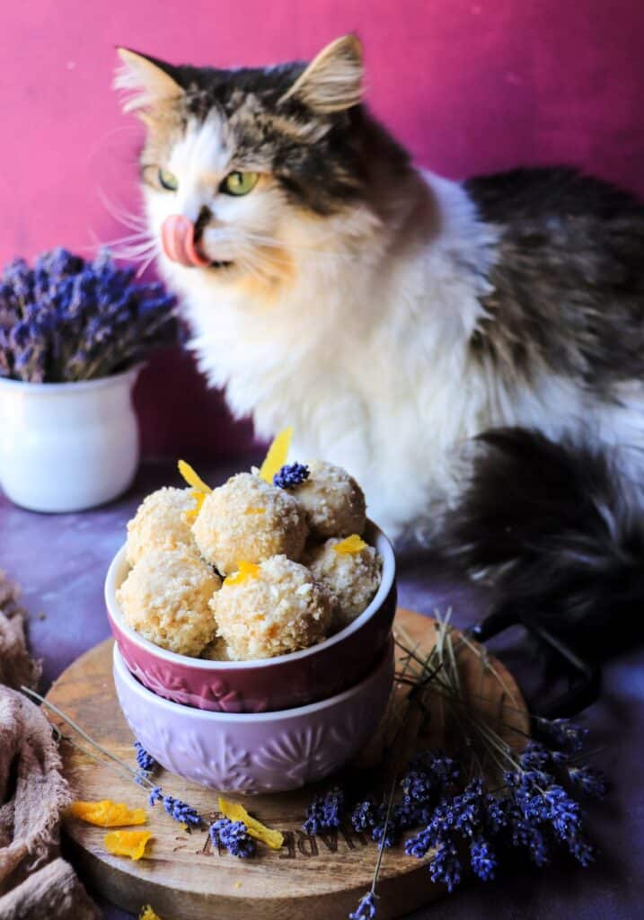 Lavender Lemon Wafer Truffles
