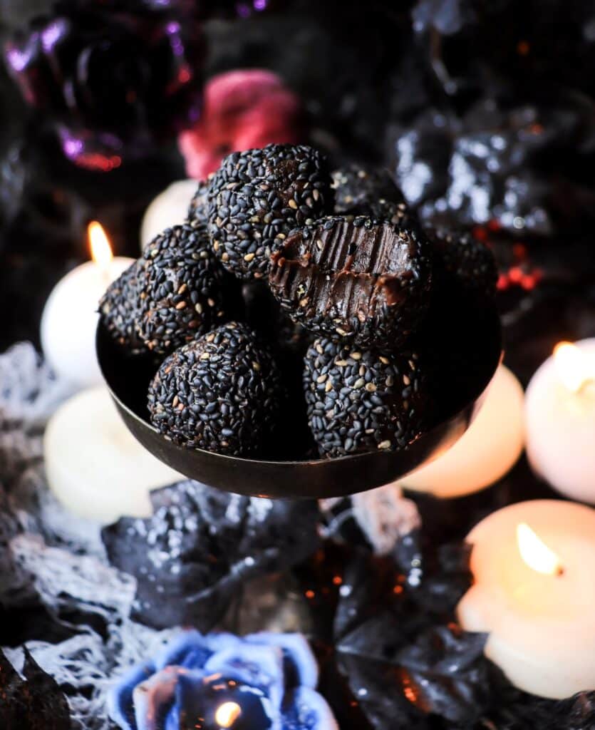 Black Sesame Seed Brigadeiro -Halloween Brazilian Fudgy Balls