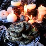 Black Sesame Seed Cheese Cookies