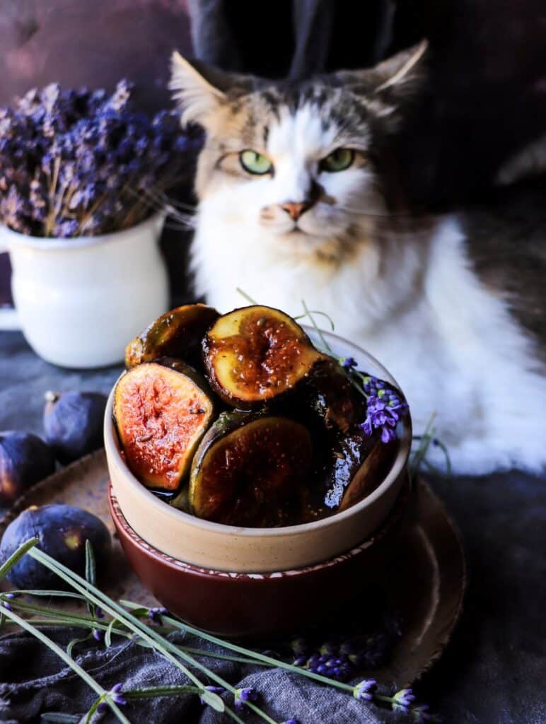 Lavender Honey Caramelized Figs
