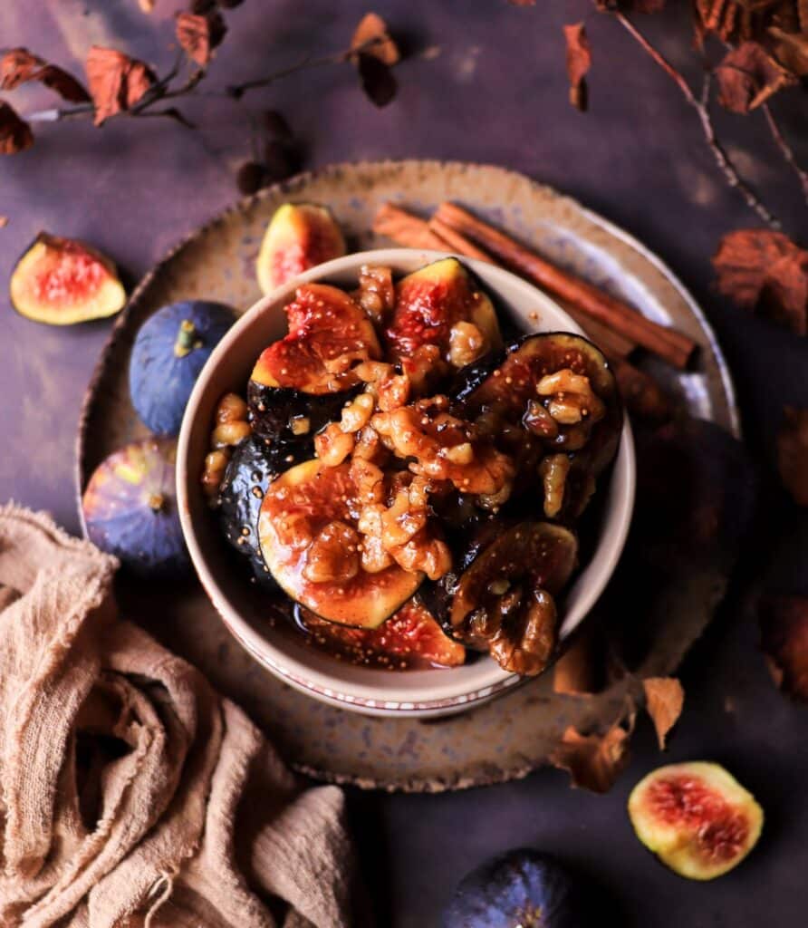 Maple Sautéed Figs with Walnuts and Vanilla recipe