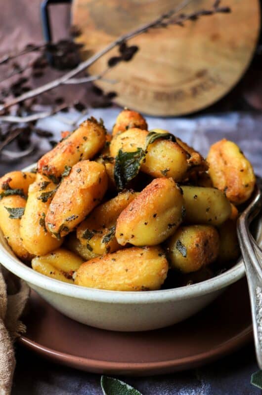 Pan-fried Butter Sage Gnocchi