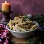 Creamy Chestnut Pasta with Prosciutto, Rosemary, and Nutmeg