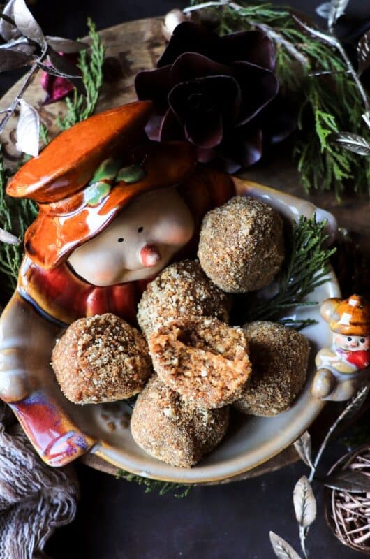Cream Liqueur Cookie Nut Truffles